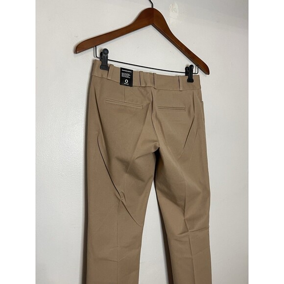 The Limited Womens Pants 0R Bootcut Flat Front Low Rise Stretch Khaki NWT - Picture 10 of 10